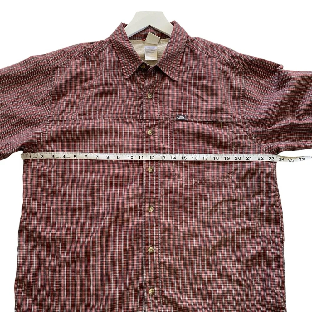 The North Face Men’s Plaid Long Sleeve Button Down Shirt Size Large